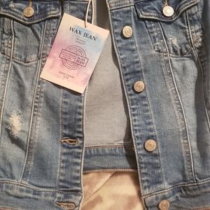 Wax jeans brand denim vest